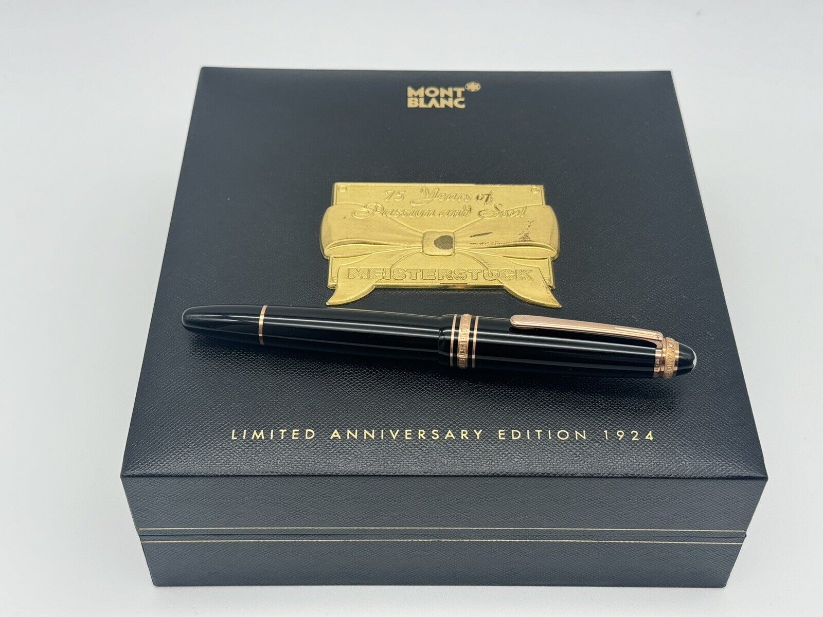 MONTBLANC LIMITED EDITION 75TH ANNIVERSARY 1924 FOUNTAIN PEN NEW 100% AUTHENTIC