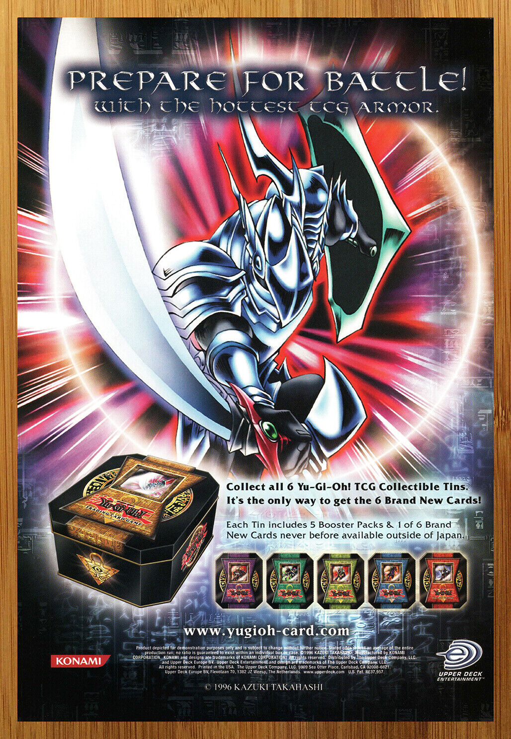 2004 Yu-Gi-Oh TCG Collectible Tins Booster Packs Print Ad/Poster Official Art