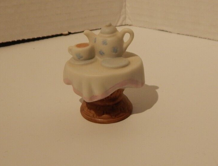 Vintage Homco Tea Time Table Figurine  1401