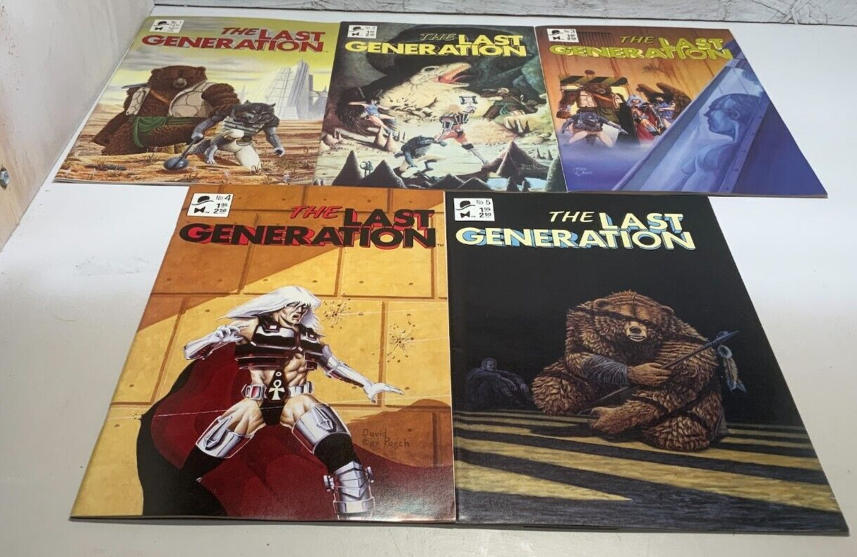 Last Generation issues #1-5 Complete set Black Tie Studios 1986