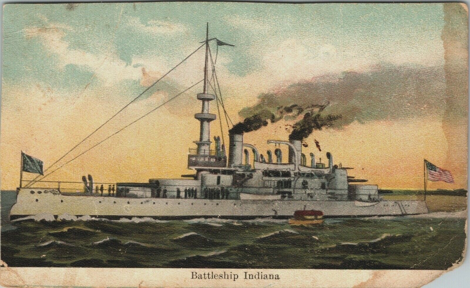 Battleship Indiana 1915   - A15