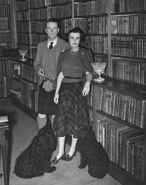 Ian Douglas Campbell 11th Duke of Argyll with his third wife - 1960s Old Photo