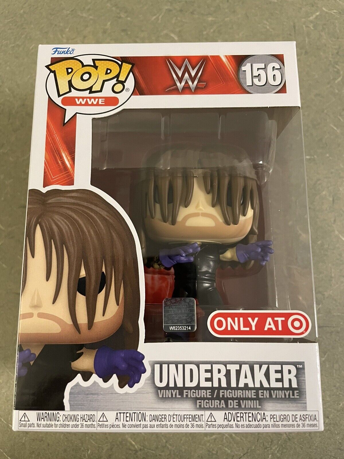Funko Pop WWE Undertaker 156 Target Exclusive New