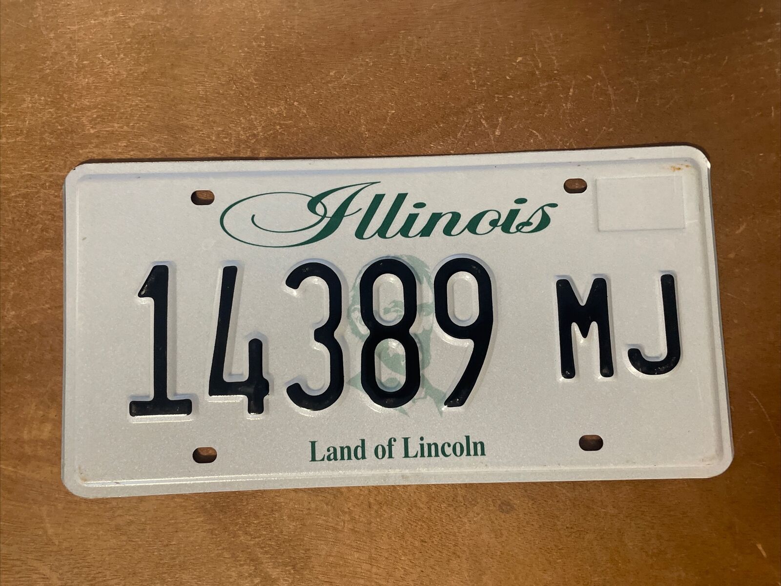 2006 Illinois License Plate Truck # 143389 MJ