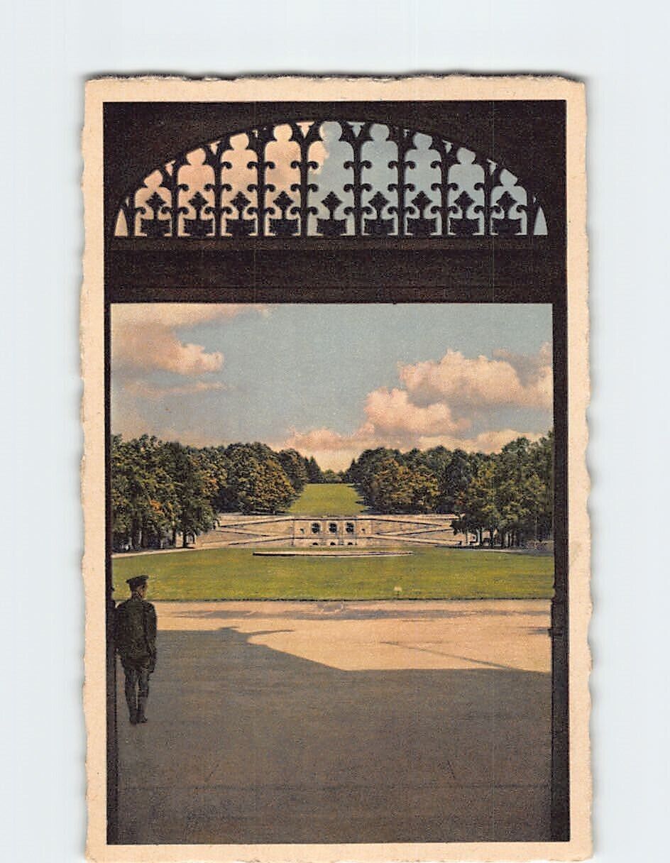 Postcard The Ramp from Main Entrance to House Biltmore House & Gardens NC