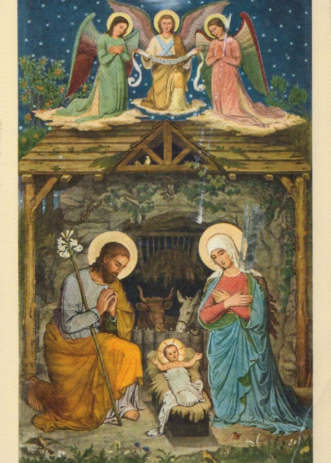 ANGEL Christmas Vintage Postcard CPSM #PBP566.U