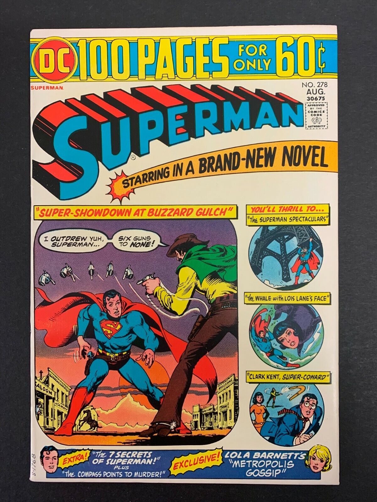 SUPERMAN #278 *HIGH GRADE* (DC, 1974)  100 PAGE GIANT  LOTS OF PICS