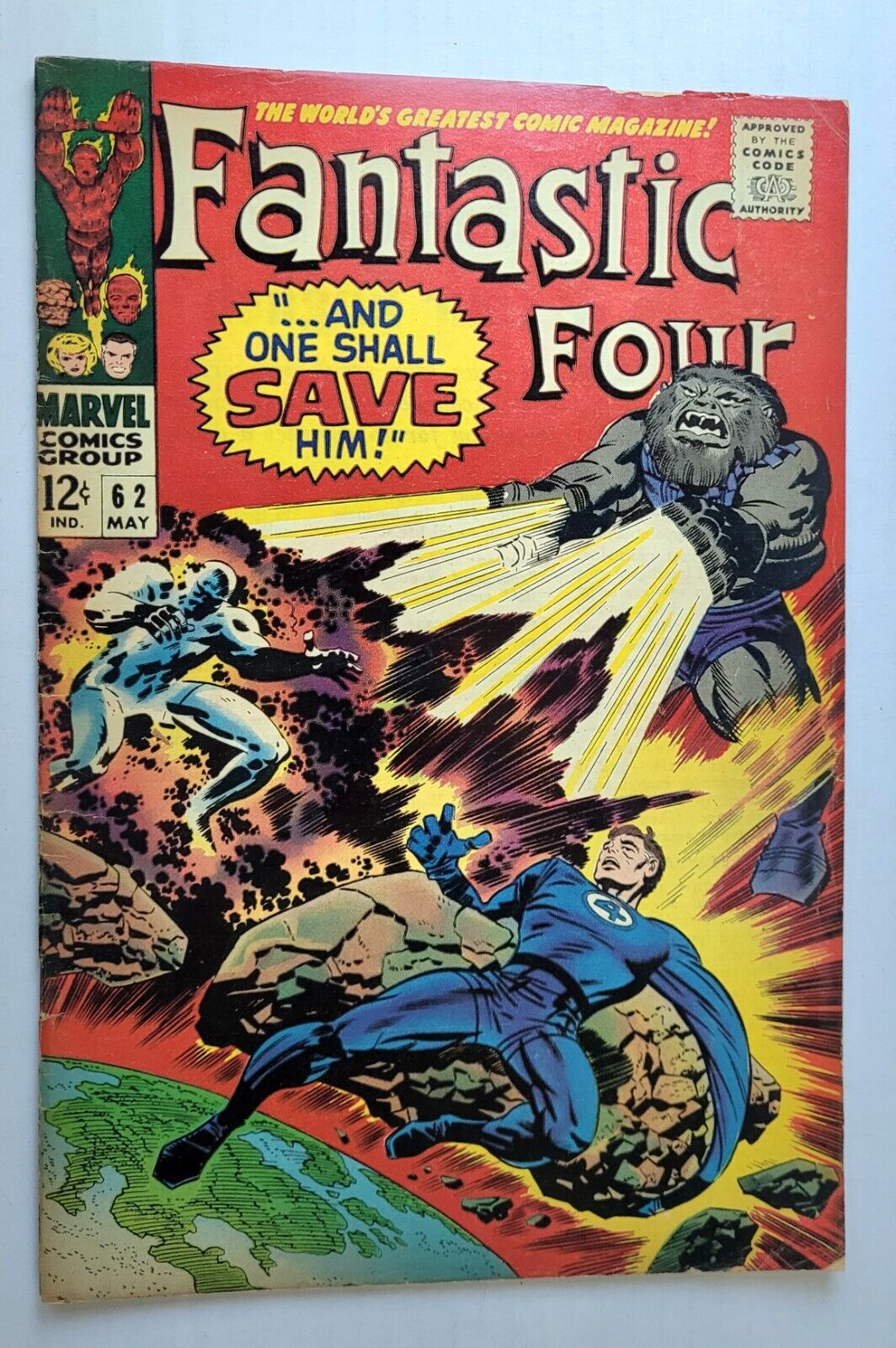 Fantastic Four #62 1967 Marvel Comics 1st appearance Blastaar