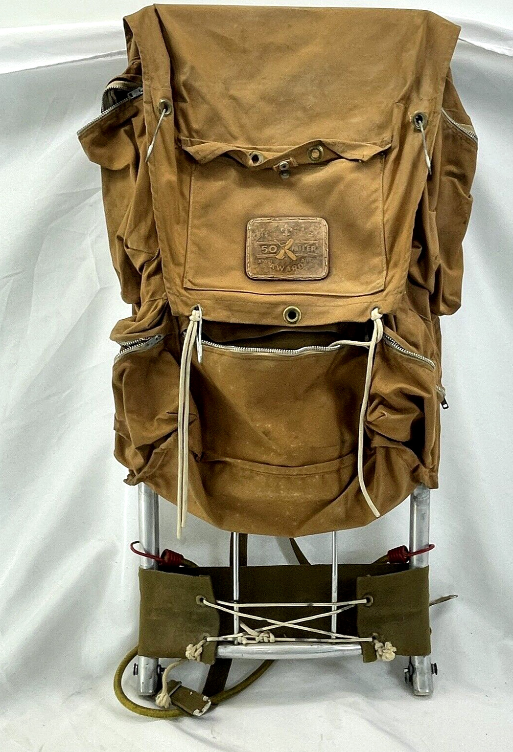 1970S BSA BOY SCOUTS OF AMERICA CANVAS CAMP TRAILS BACKPACK FRAME YUCCA