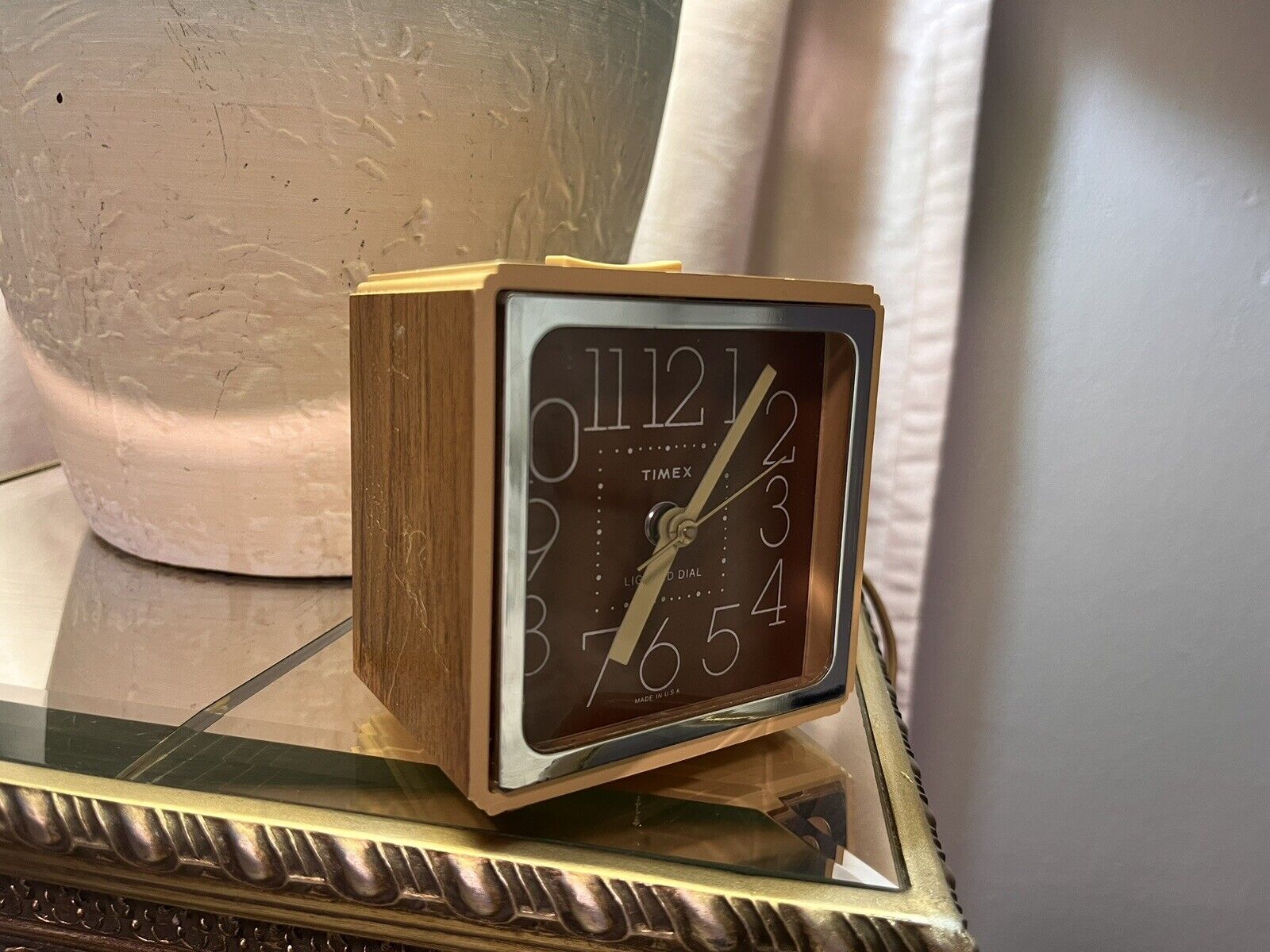 VINTAGE TIMEX ALARM CLOCK TESTED AND WORKS