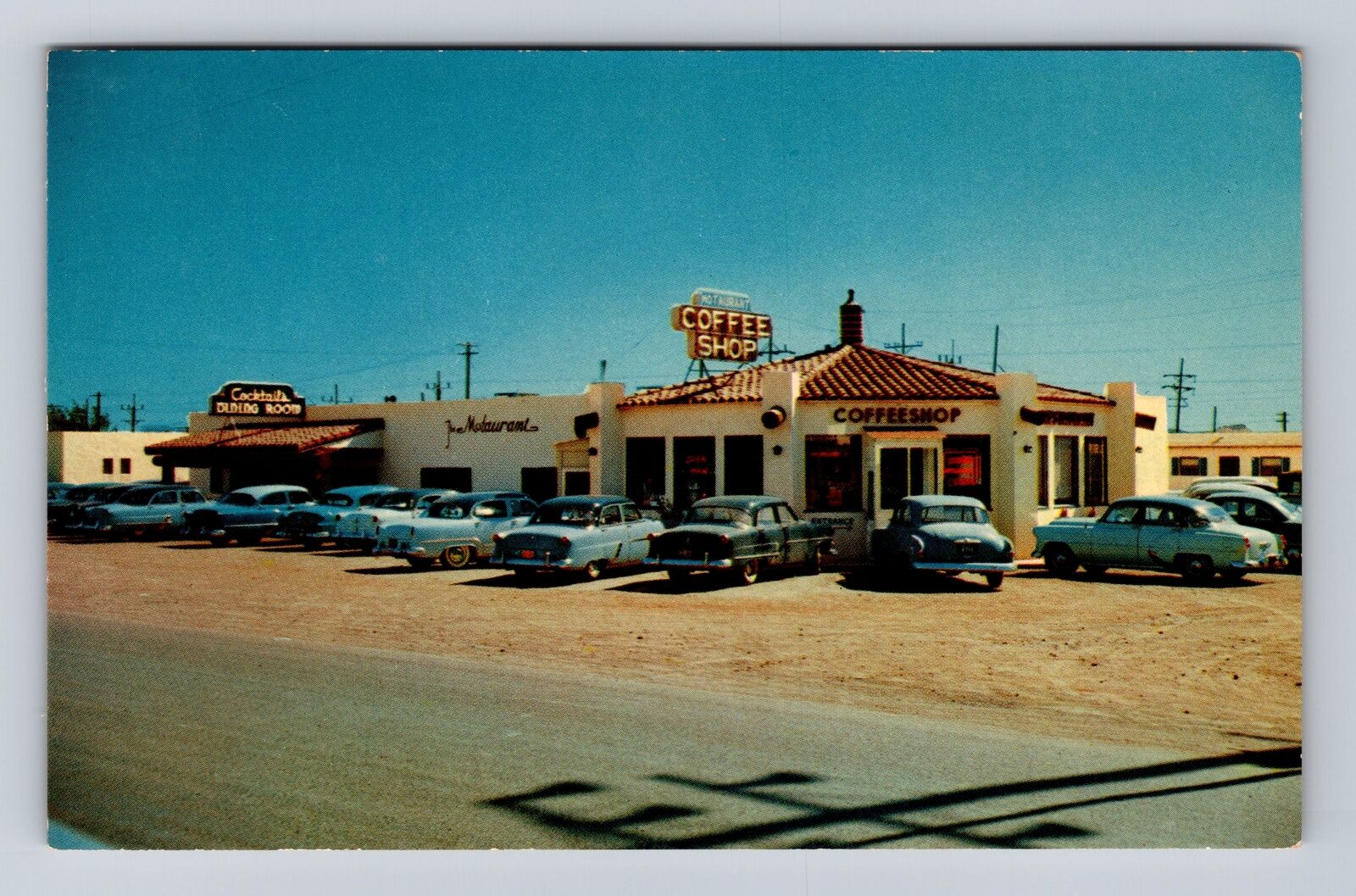 Holbrook AZ-Arizona, The Mataurant, Coffee Shop, Route 66 Vintage c1960 Postcard