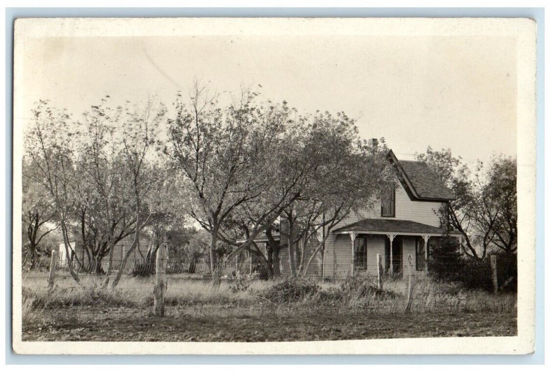 c1910's Home Residence View Norcatur Kansas KS RPPC Photo Unposted Postcard