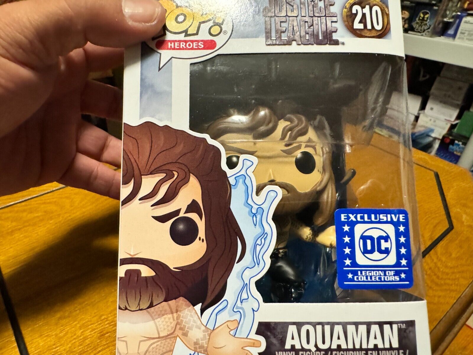 Pop Heroes: Justice League Aquaman #210 Legion of Collectors Exclusive