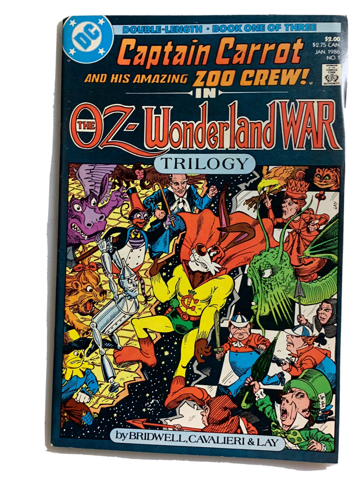 Comic Captain Carrot - Oz Wonderland War Trilogy - Double Length DC Jan 86 No. 1
