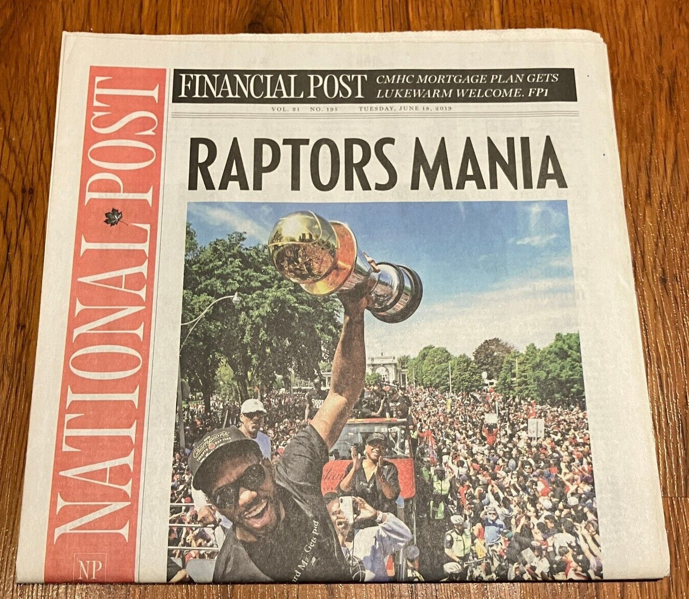 National Post Toronto Raptors Kawhi Kyle Lowry Champions Newspaper June 18 2019