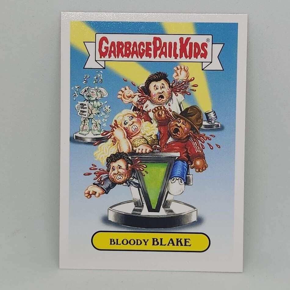 2016 Garbage Pail Kids Bloody Blake 2b Prime Slime Trashy TV Reality Series GPK
