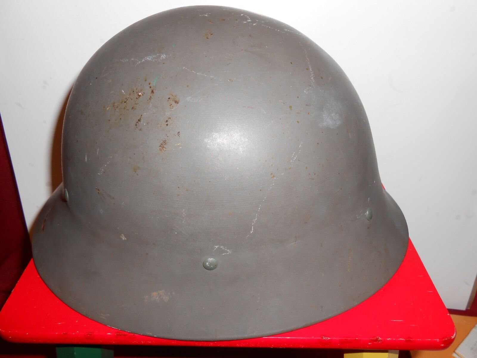 Vintage Swedish Army / Military  Steel Helmet Medium 54-58