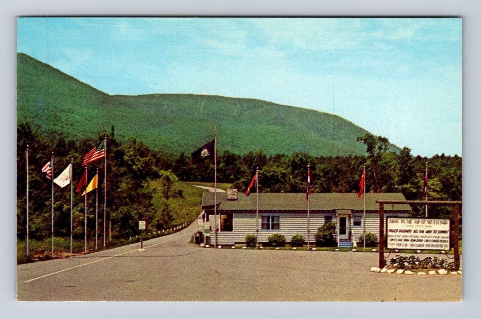 Arlington VT-Vermont, Entrance To Equinox Sky Line Drive, Vintage Postcard