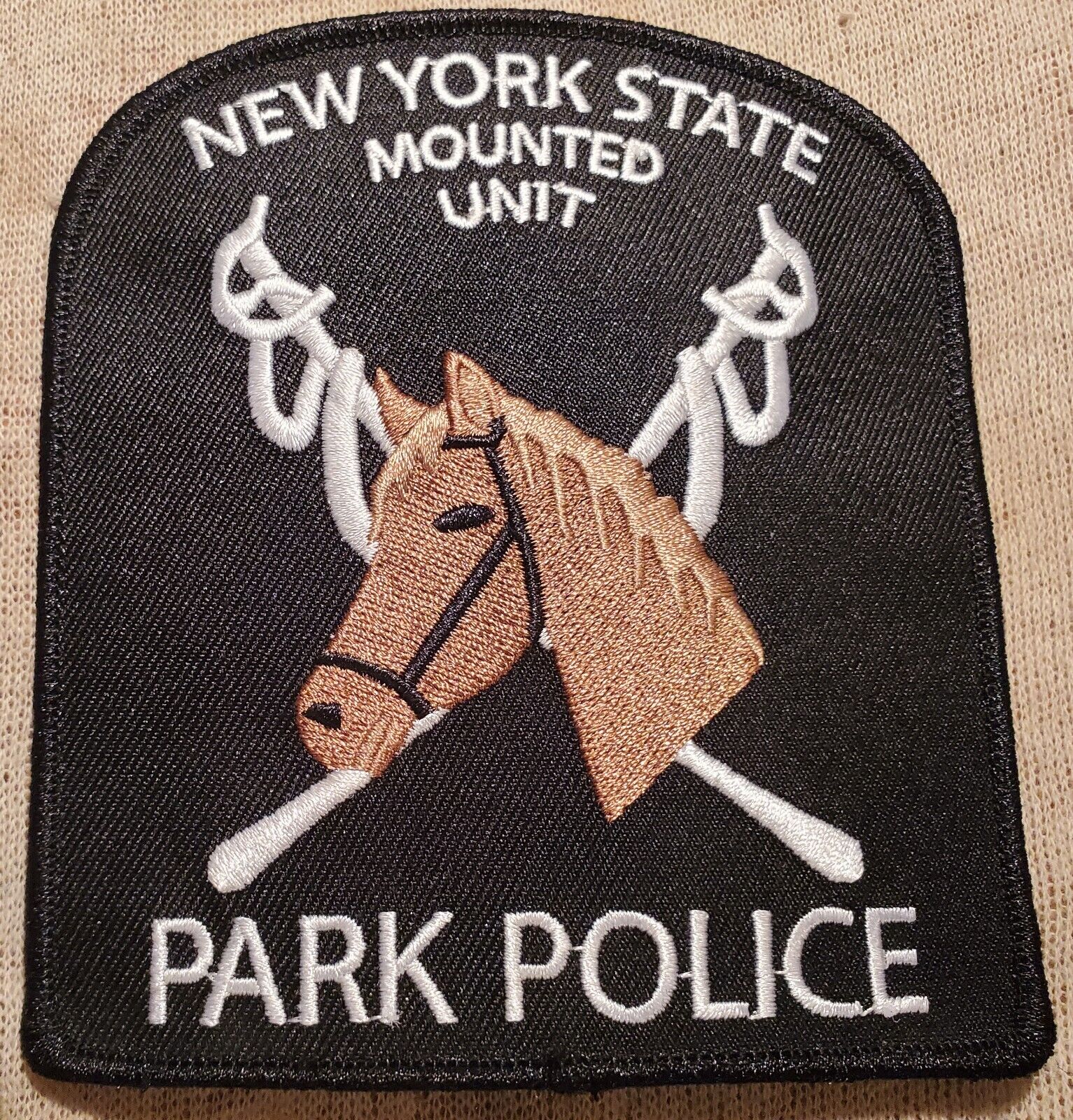 NY New York State Park Police Mounted Unit Shoulder Patch