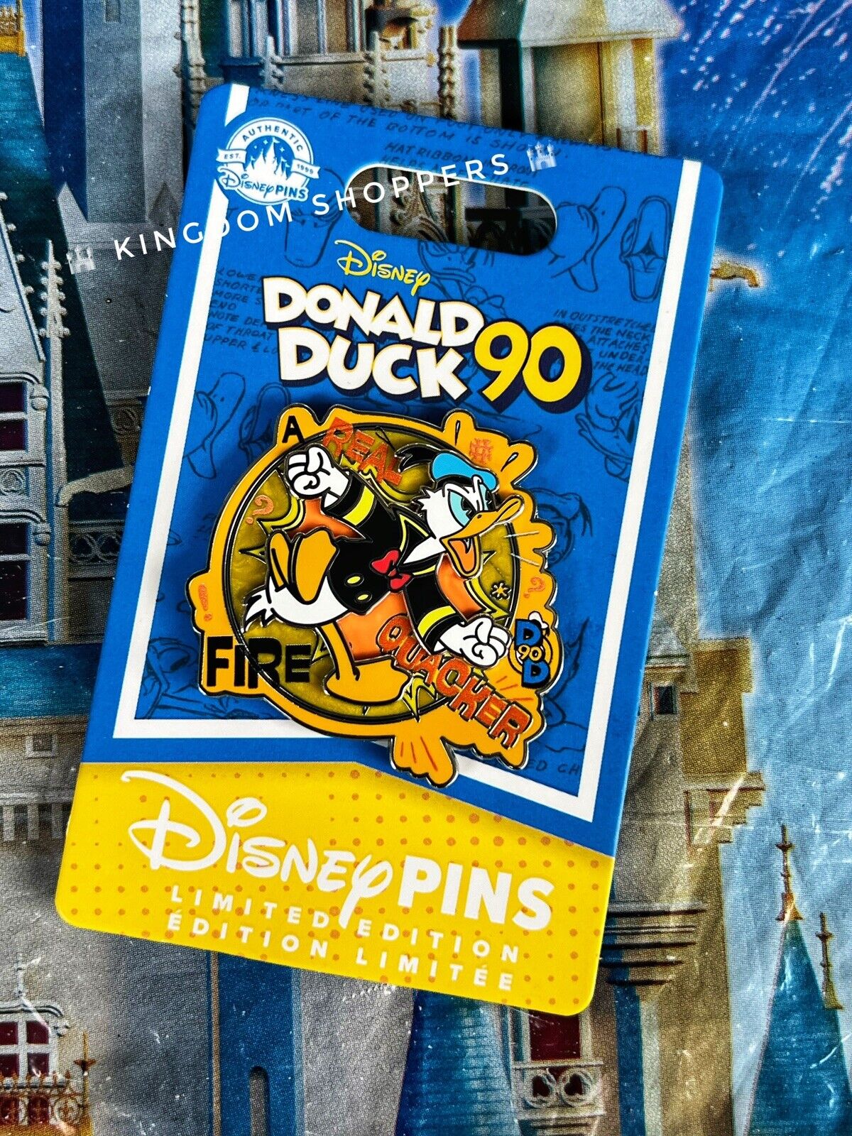 2024 Disney Parks Donald Duck 90th Fire Quacker Pin LE 4000