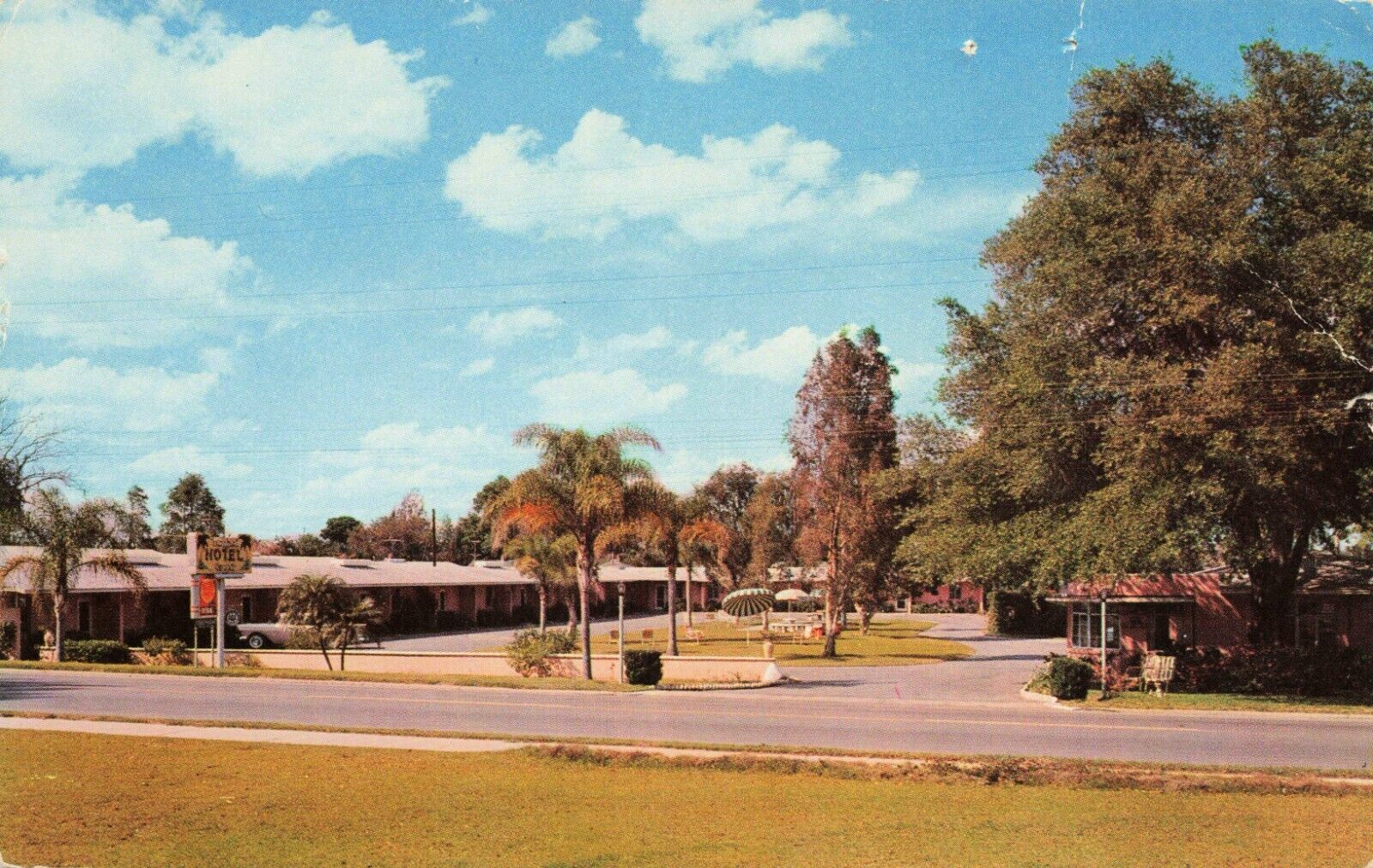 Bartow Florida Tropical Motel Vintage Standard Chrome Postcard Unposted
