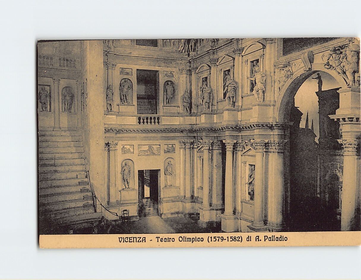 Postcard Teatro Olimpico, Vicenza, Italy