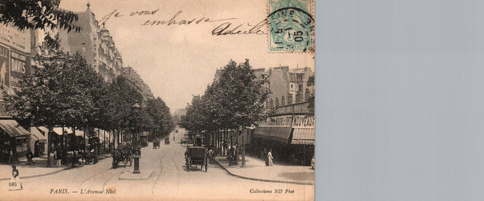 CPA 75 - PARIS - 585. L'Avenue Niel