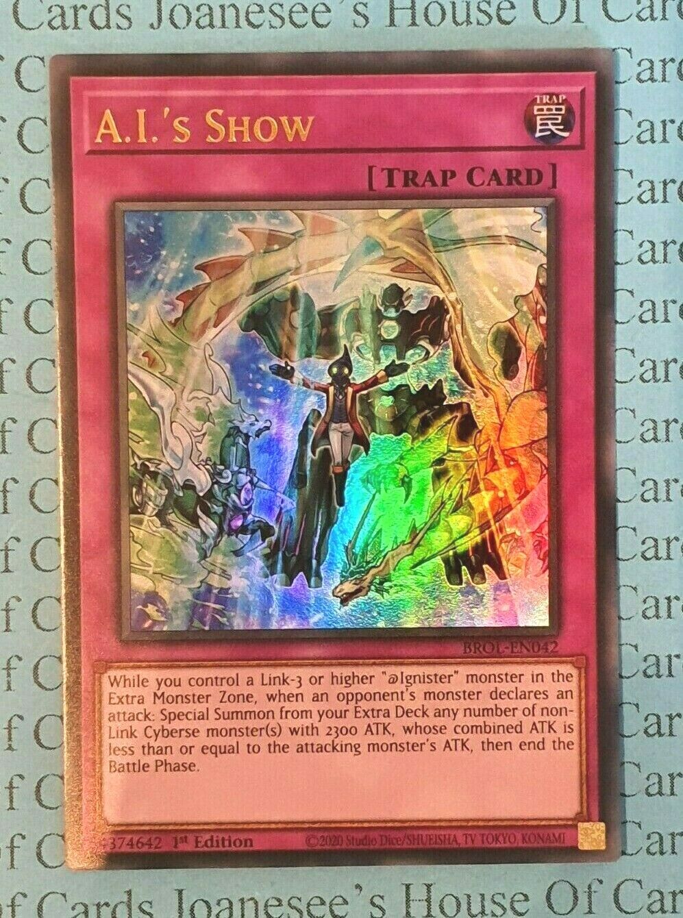 A.I.\'s Show BROL-EN042 Ultra Rare Yu-Gi-Oh Card 1st Edition New