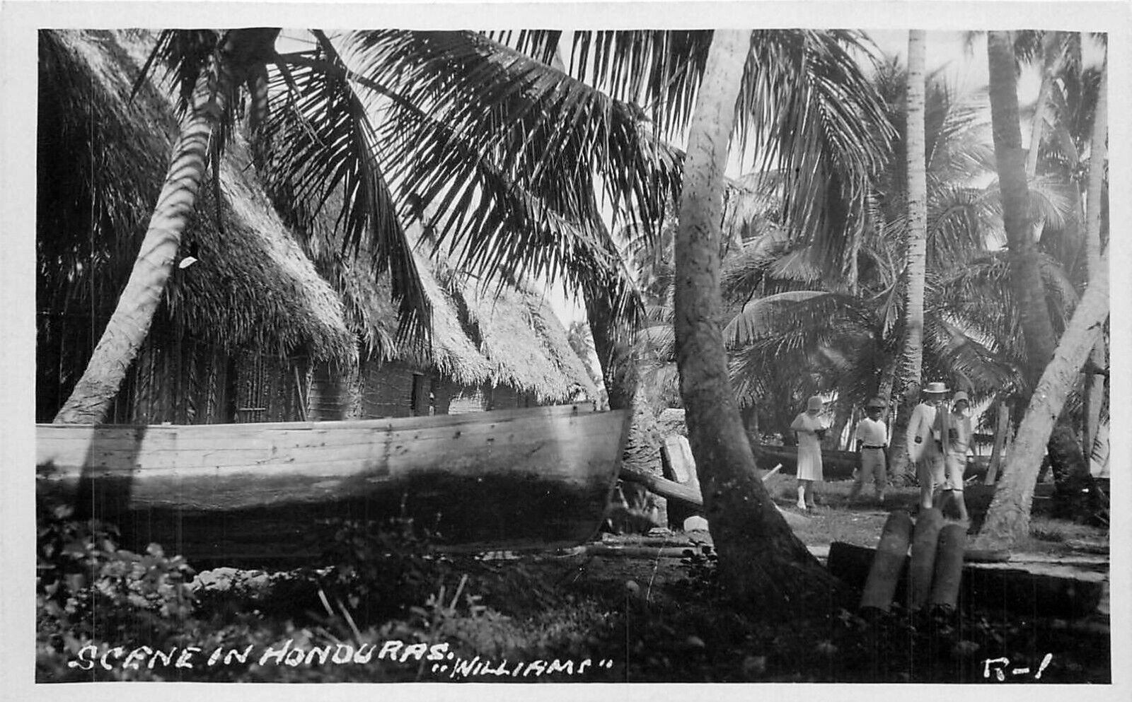 c1920 Scene in Honduras - Central America Real Photo Postcard/RPPC