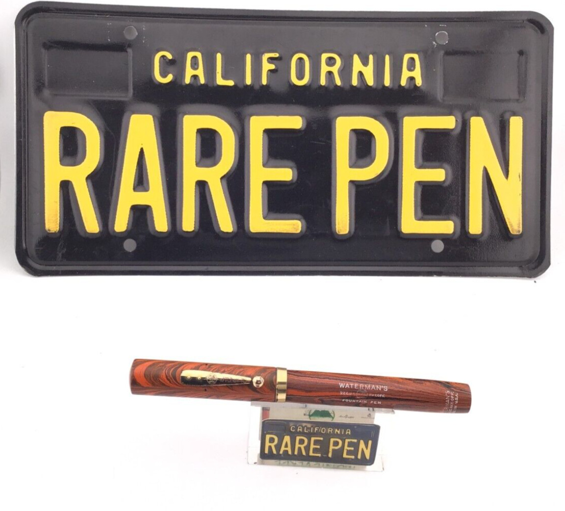 Rare WATERMAN 76 RIPPLE  Fountain Pen Eyedropper #6 Med nib