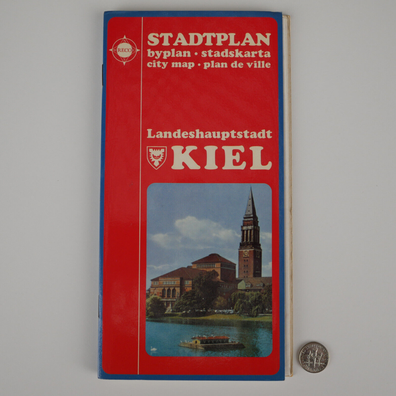 1984 Reco Kiel City Map