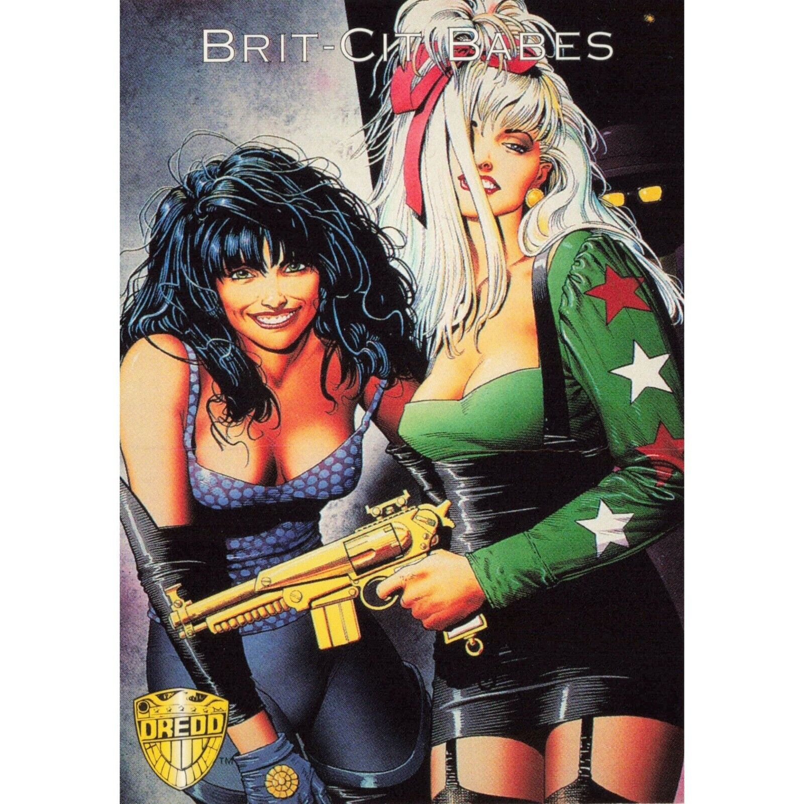Brit-Cit Babes Proto 6 Judge Dredd Edge Entertainment 1995 Promotional Card