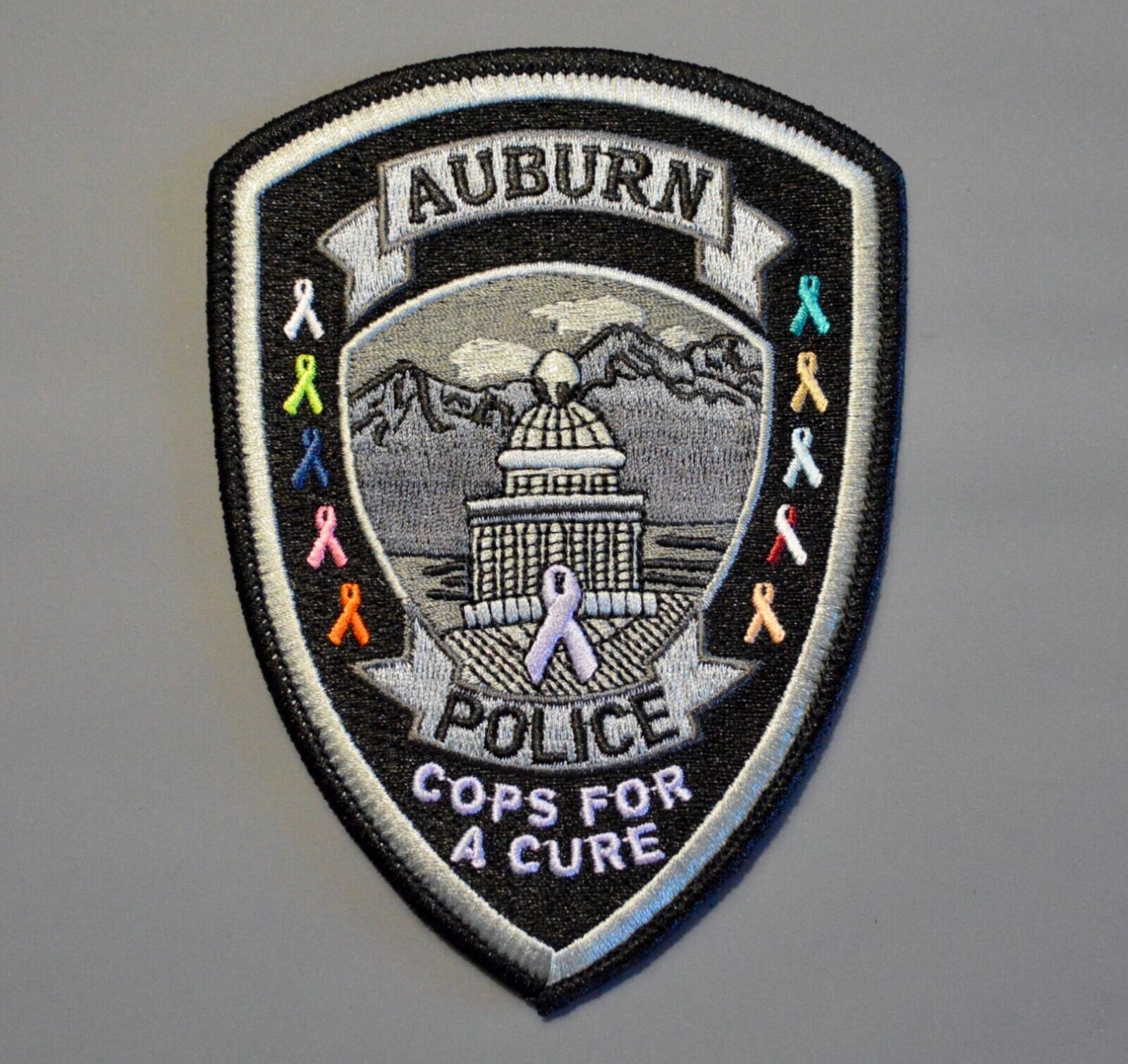 Auburn California Police Cops For A Cure Patch +++ Mint CA