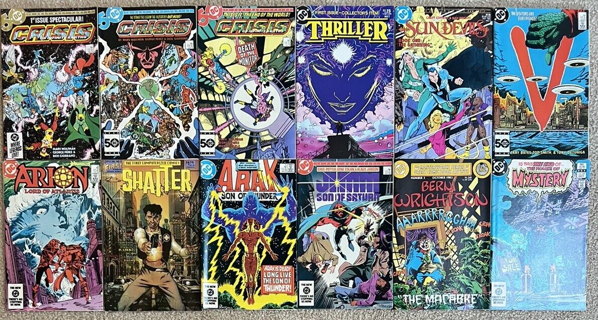 Lot of 12 Various 1980s DC Comics Books