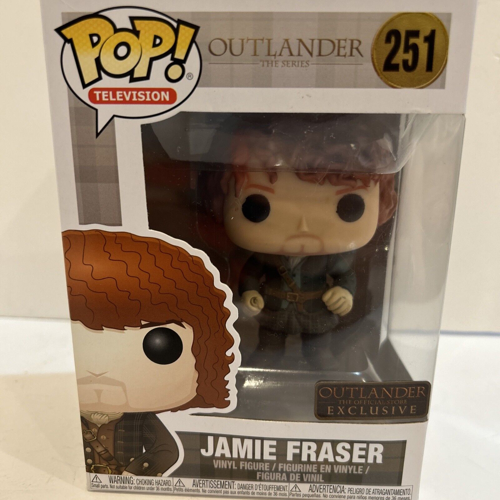 251 Jamie Fraser (Outlander) Exclusive FUNKO POP Television Vinyl New In Box