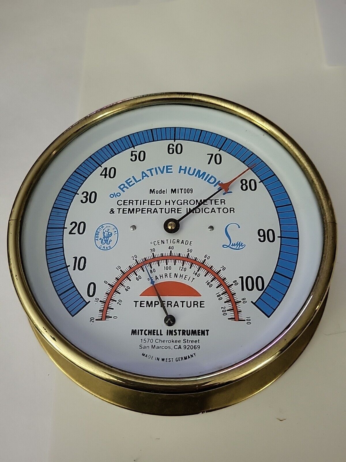 Vintage Hygrometer Model MIT009