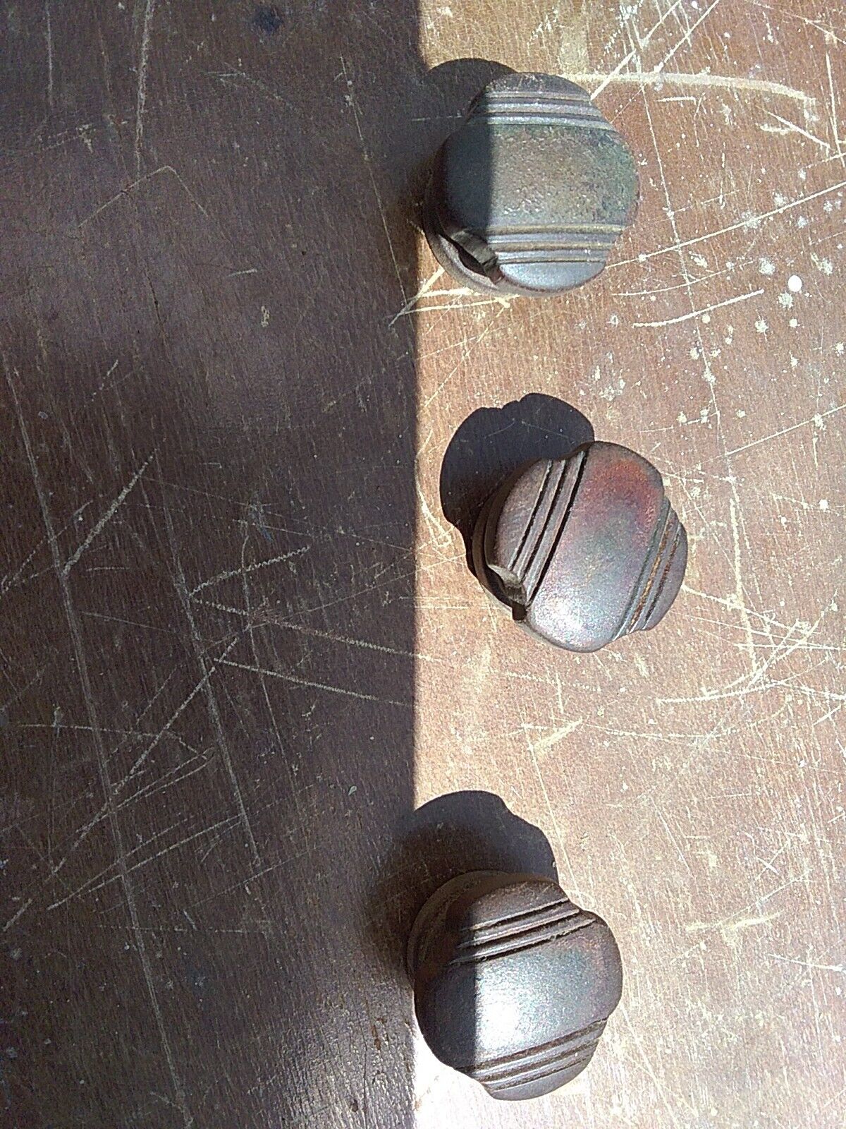 Antique Vintage Silvertone Radio Parts Wood Knobs with Set Screws by the piece