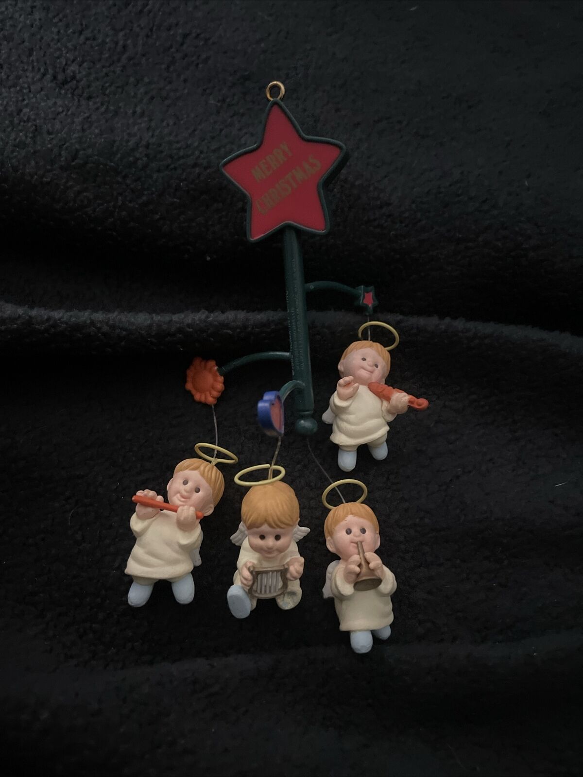 1989 Noma Christmas Ornament Angels Mobile
