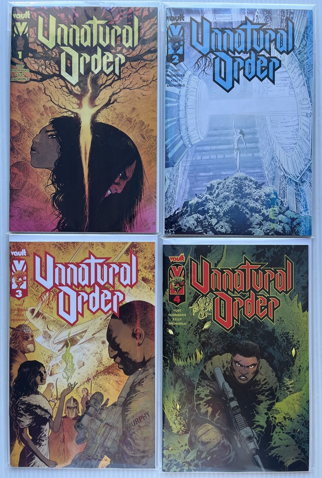 UNNATURAL ORDER #1-4 Complete 1st Vol, Vault (2023) 1st Ptg NM