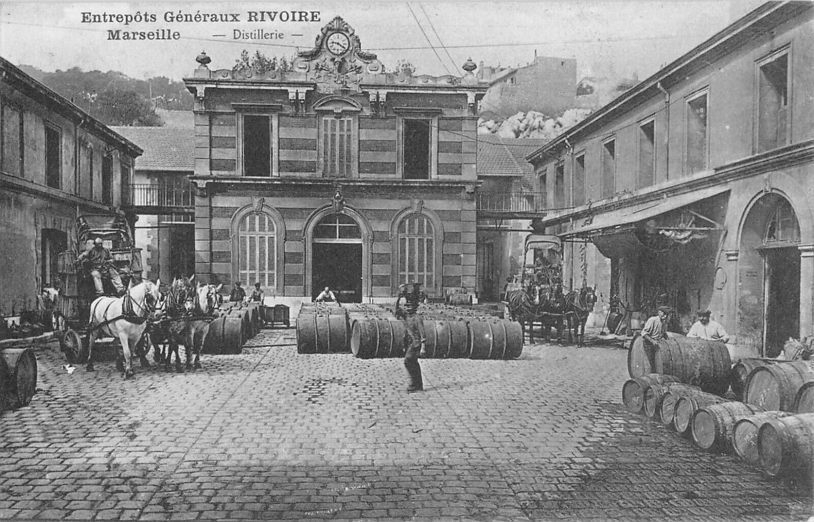 CPA 13 MARSEILLE GENERAL WAREHOUSES IVORY DISTILLERY (Rare Picture 