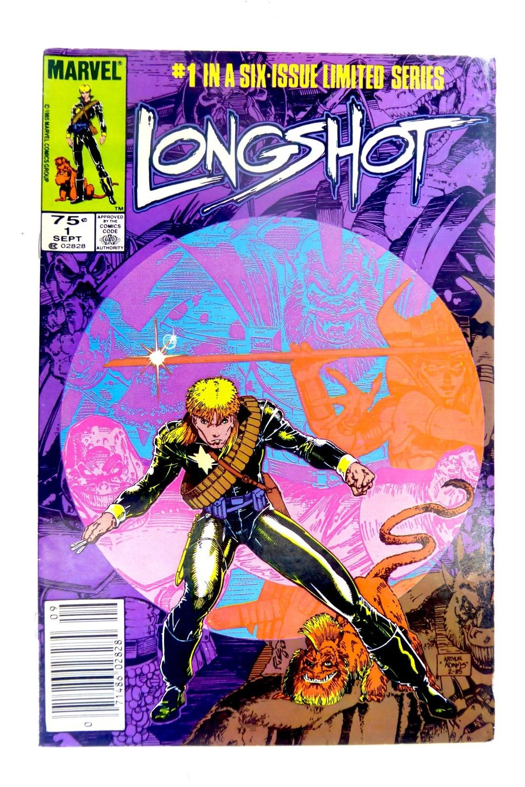 Marvel LONGSHOT (1985) #1 Key 1st App Art Adams Newsstand FN/VF (7.0)