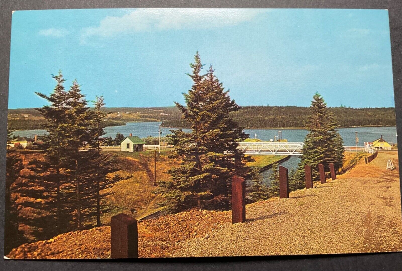Nova Scotia Canada Postcard Canal & Bridge Provincial Park St Peters