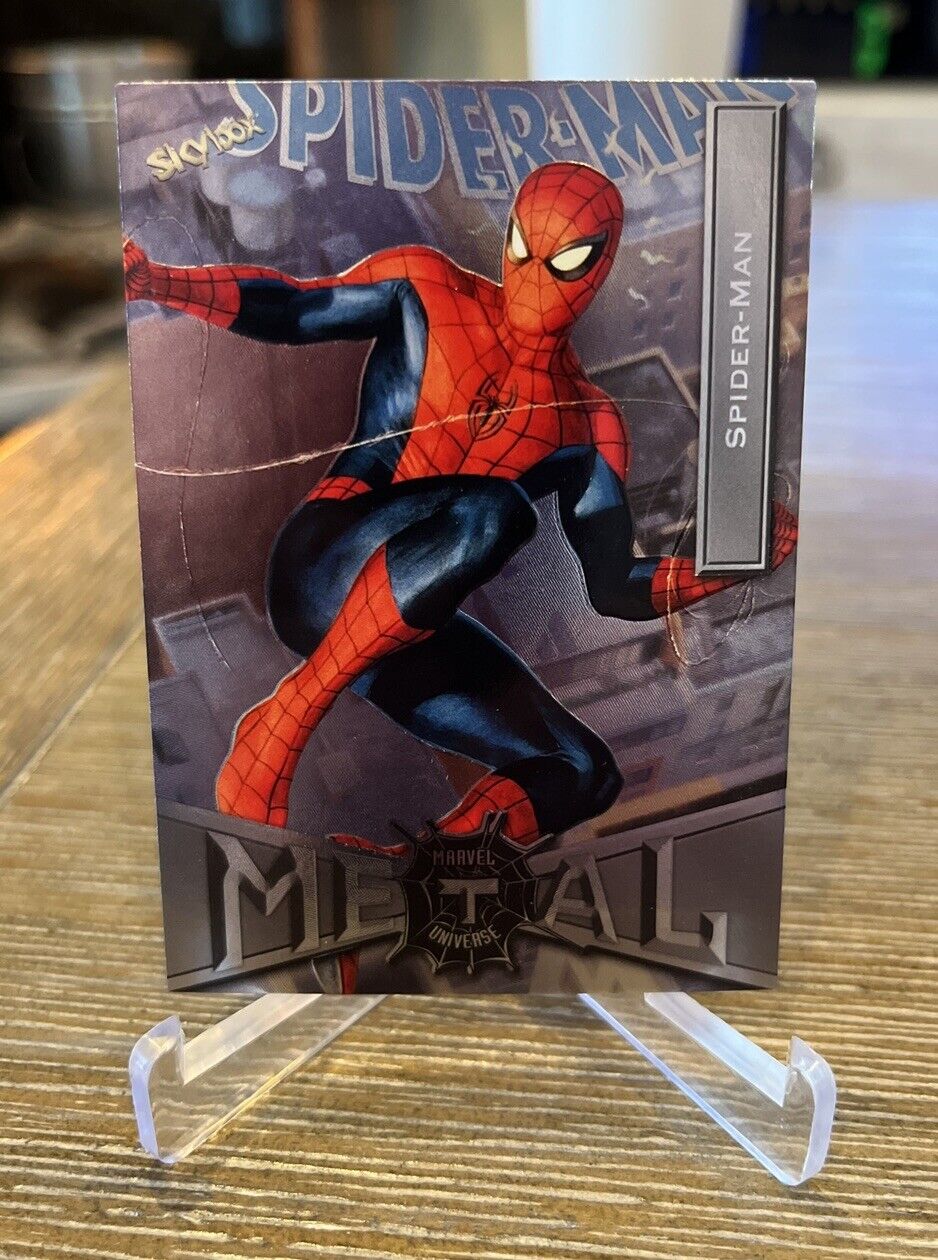 2021 UD Marvel Spider-Man Metal Spider-Man Base #76
