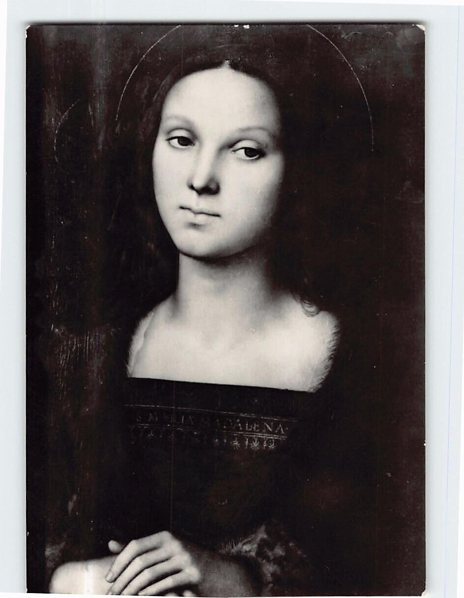 Postcard Saint Mary Magdalen, Galleria Pitti, Florence, Italy