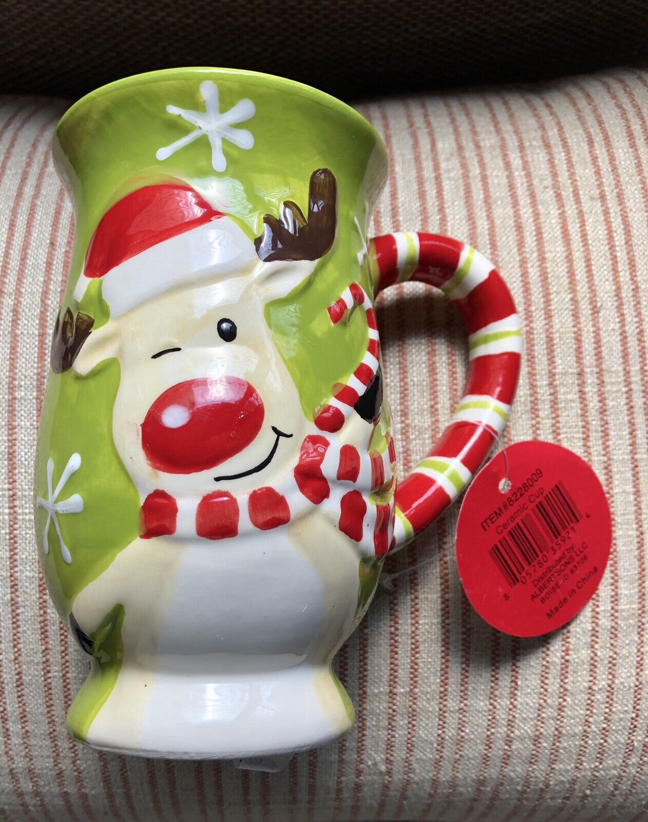 Christmas Rudolph The Red Nose Reindeer Ceramic Mug