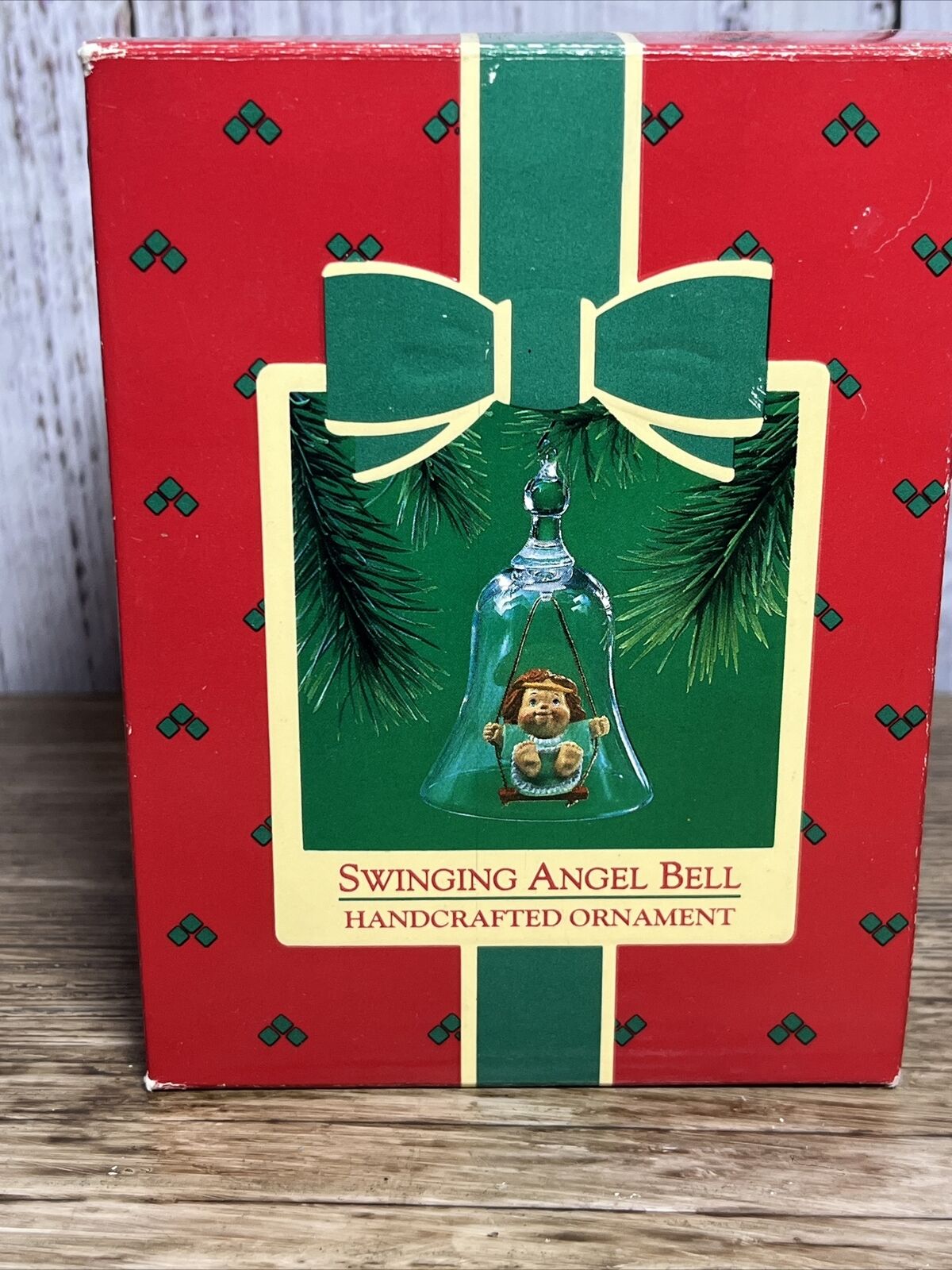 Hallmark Ornament 1985 SWINGING ANGEL Bell Ormt MIB