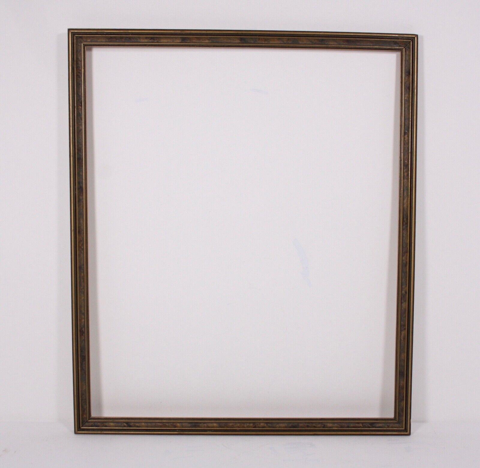 Gold Gilt Marbled Paint 1930s Antique 23x19.5 Frame for 21.5x18 Painting Frame