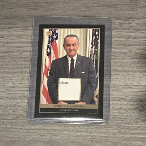 2024 PIECES OF THE PAST HISTORICAL EDITION RELIC LYNDON JOHNSON