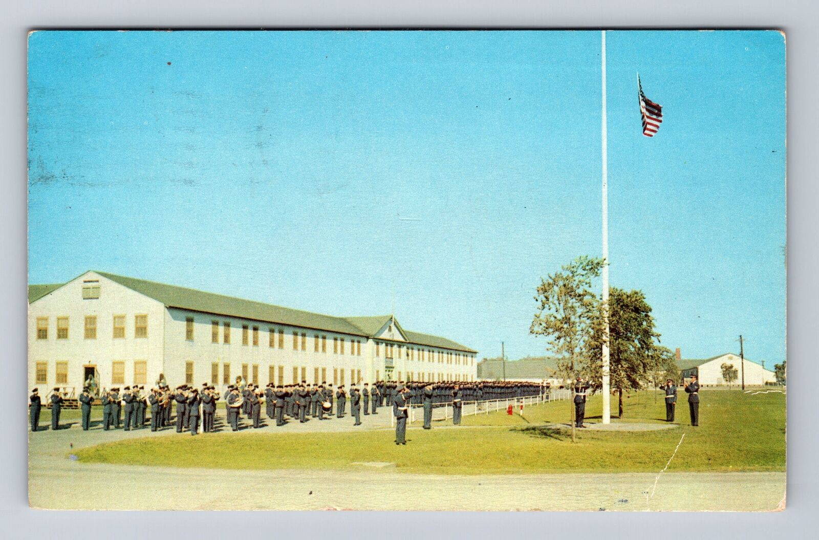 Geneva NY-New York, Headquarters Building, Antique, Vintage c1954 Postcard