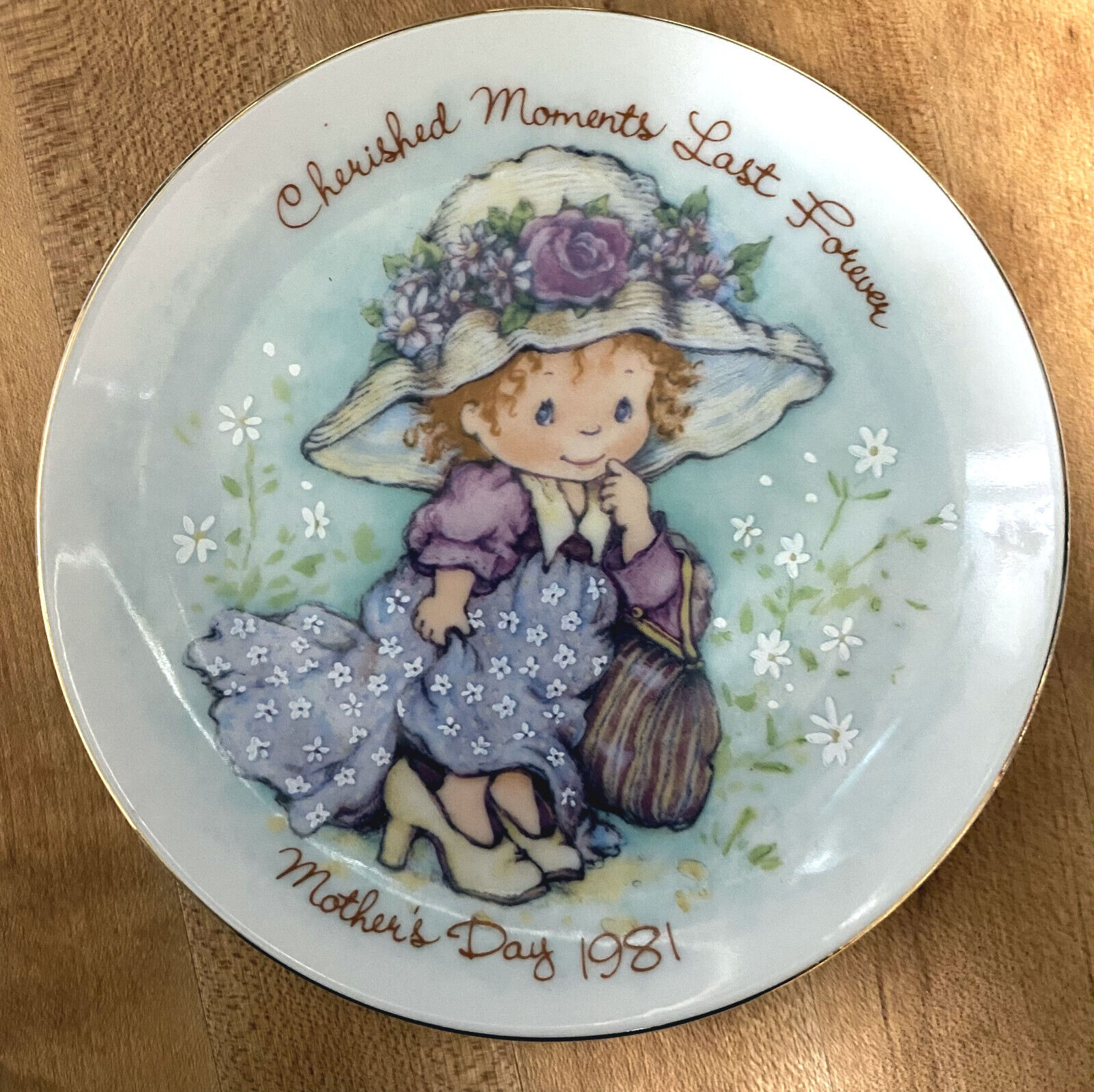 Avon Mothers Day Collector Plate 1981 - Cherished Moments - Vintage